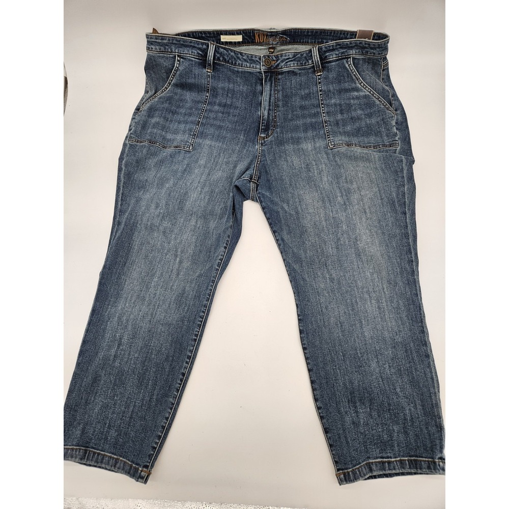 KUT Katy Ankle Straight leg Jeans Womens 24W